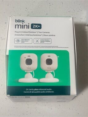 Link Blink Mini 2K+ Compact Security Camera - White